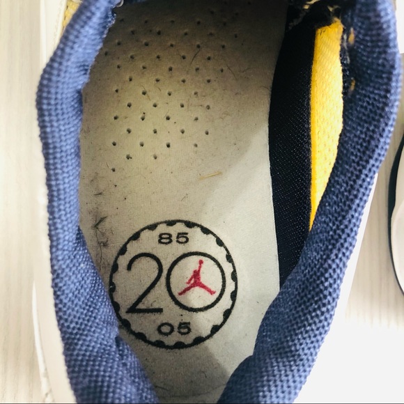 EXCELLENT CONDITION! VINTAGE AIR JORDAN 20 OG LOW MIDNIGHT NAVY 12 - Picture 6 of 8
